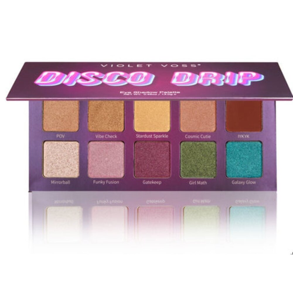 VIOLET VOSS Disco Drip Eye Shadow Palette, NEW